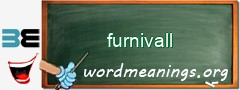 WordMeaning blackboard for furnivall